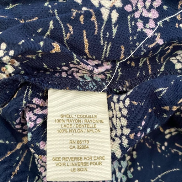 Free People Tea For Two Blue Lace Sleevles Dress - Picture 11 of 12